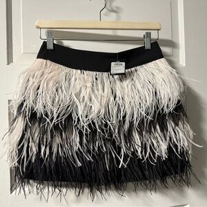 Club Monaco Alexus Feather Skirt
